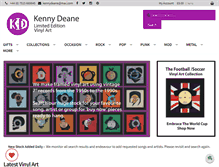 Tablet Screenshot of kennydeane.com